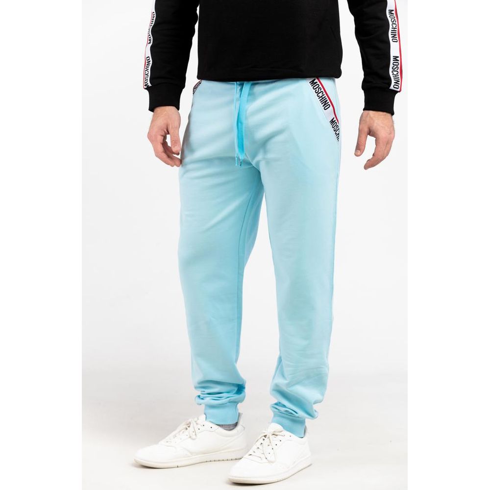 Moschino Blue Cotton Joggers (Workout Pants)